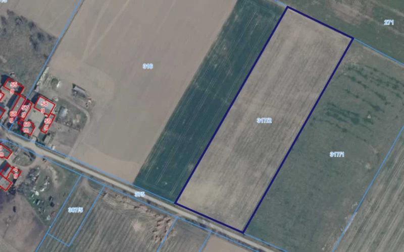 Grunty rolne 39,04 ha
